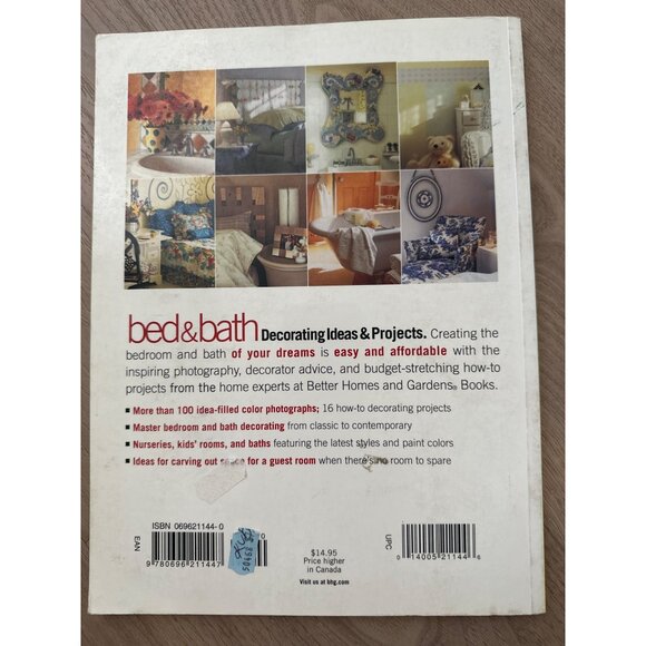 Bed & Bath Decorating Ideas & Projects Book By Better Homes And Gardens - Picture 2 of 3